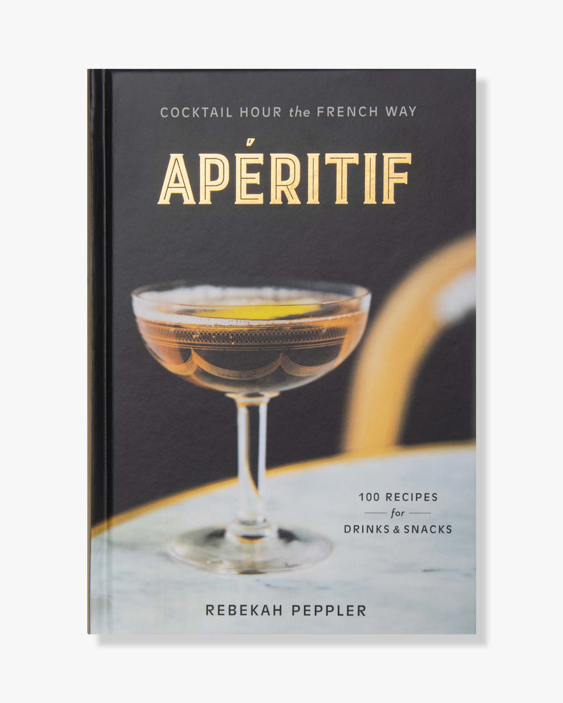 cover of "Aperitif" book with drink on front 