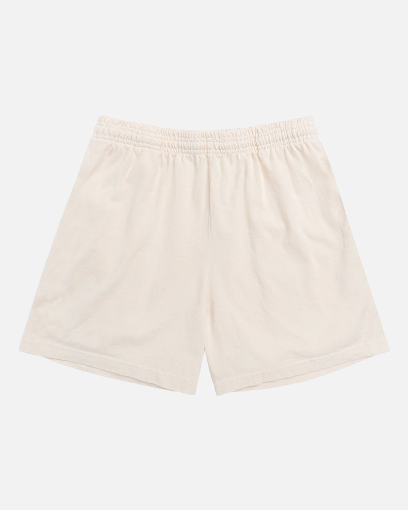 APPAREL Garment-Dyed Jersey Gym Shorts (Crème)