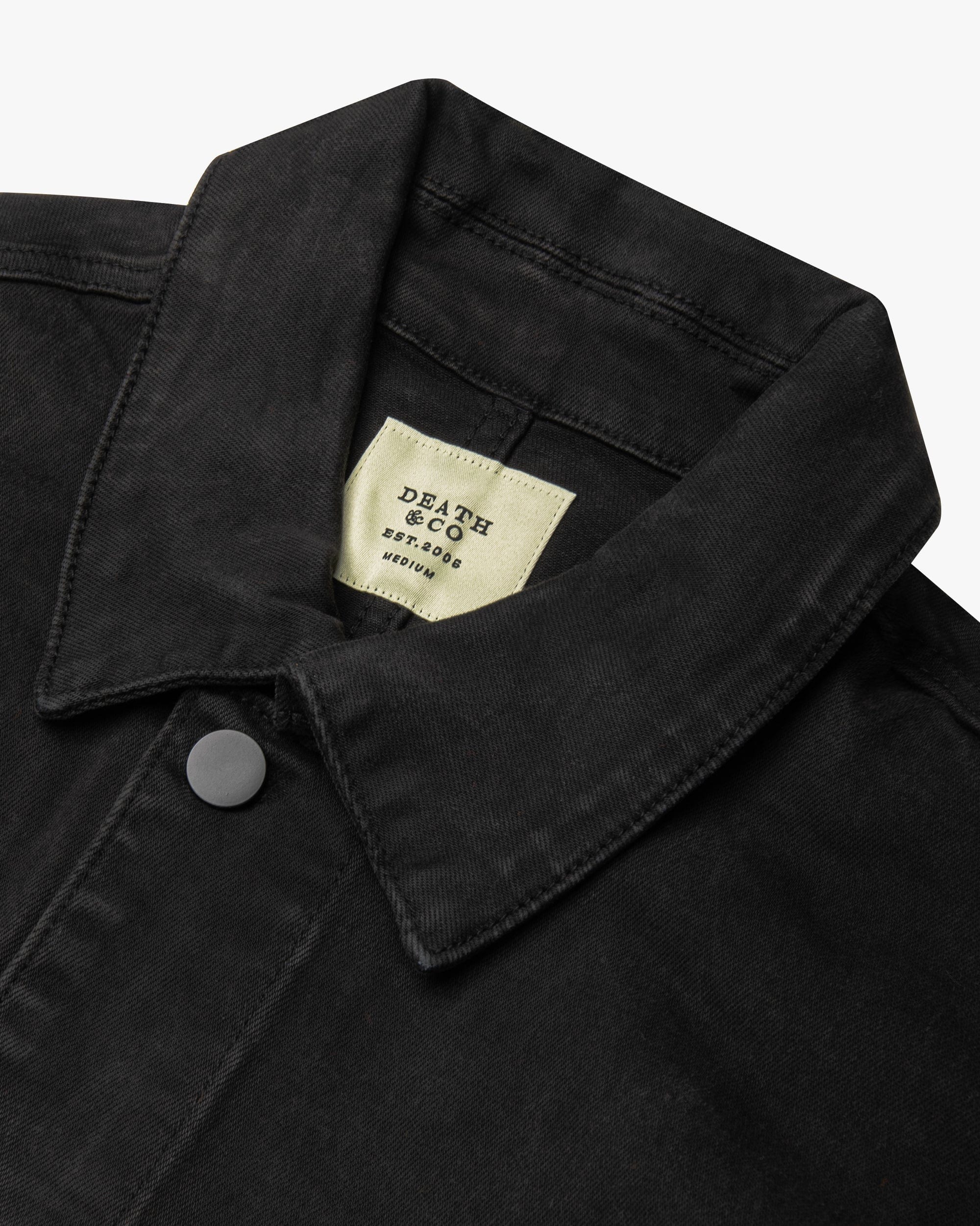 Twill Utility Coat - Black