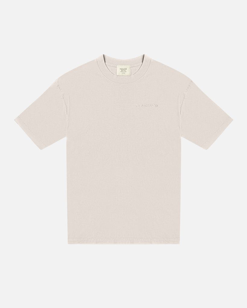 APPAREL Garment-Dyed Crewneck Tee (Crème)