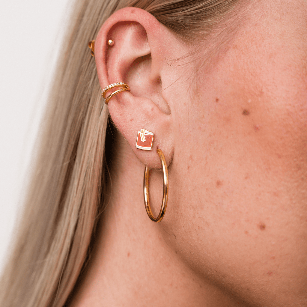 ACCESSORIES Death & Co x Larissa Loden Old-Fashioned Stud Earrings (Set of 2)