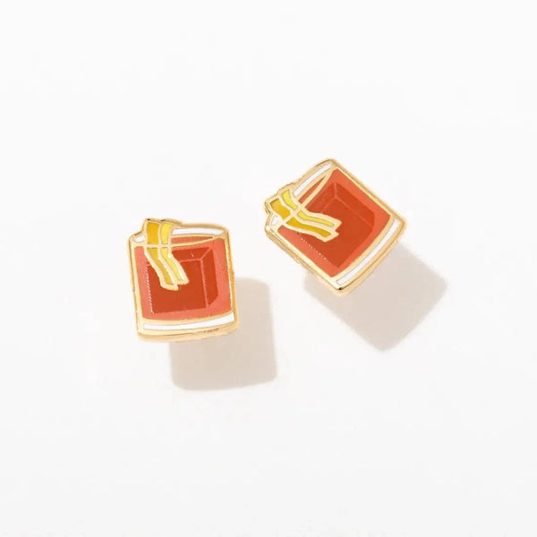Death & Co X Larissa Loden Old-Fashioned Stud Earrings (set of 2 
