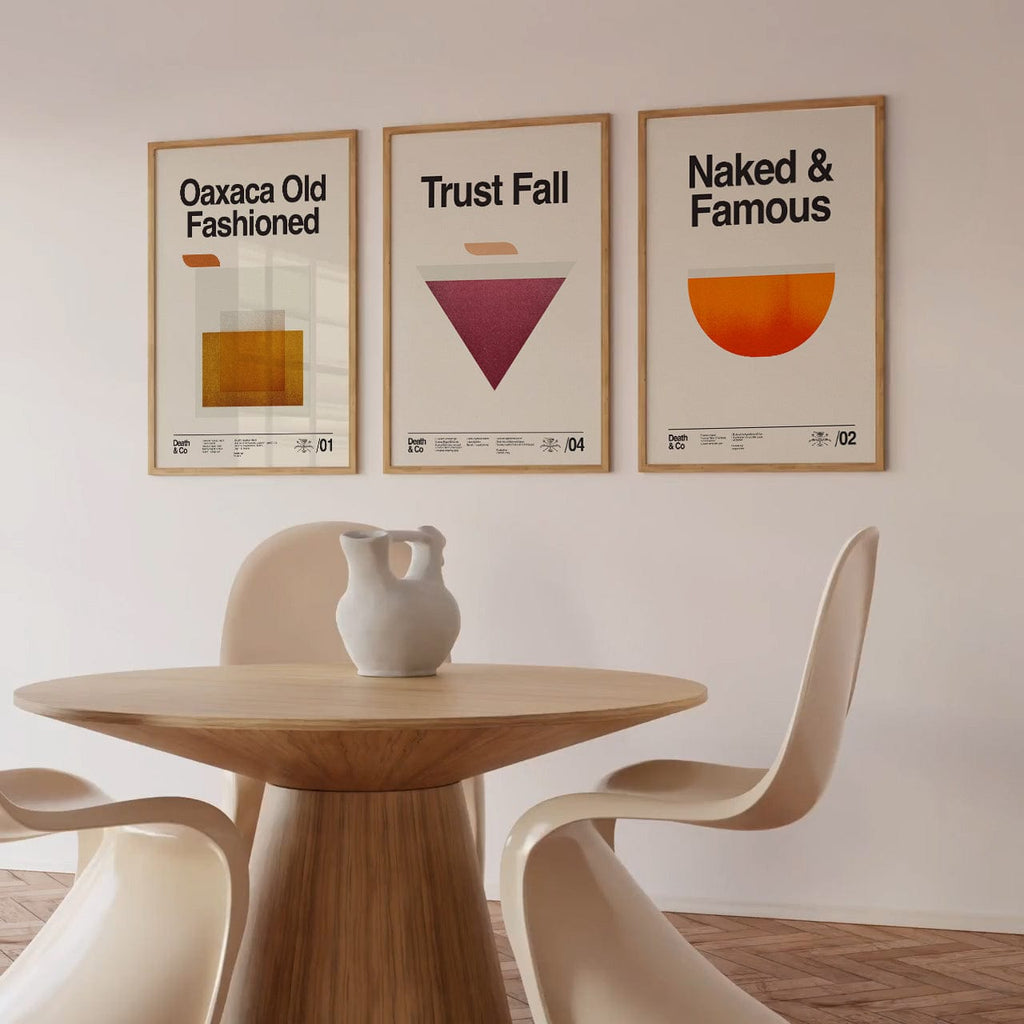 WALL ART Death & Co x Sandgrain Studio Trust Fall Poster