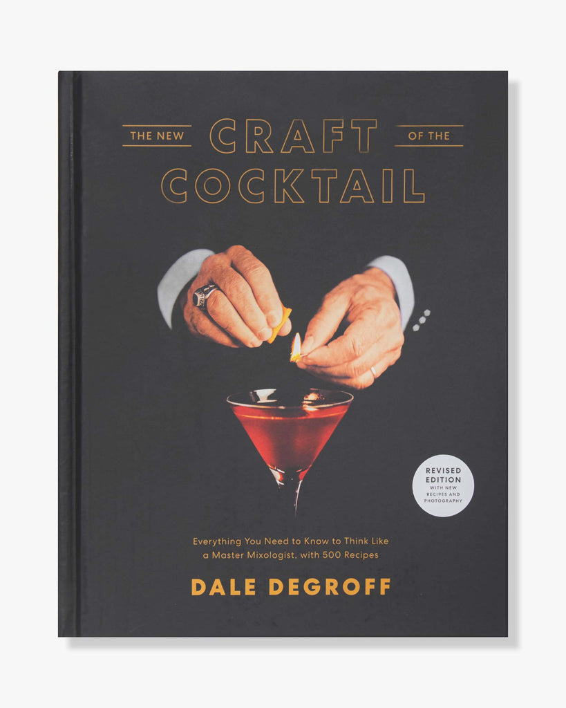 front of The New Craft of the Cocktail by Dale DeGroff