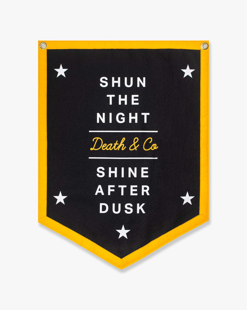 WALL ART Shun the Night Banner