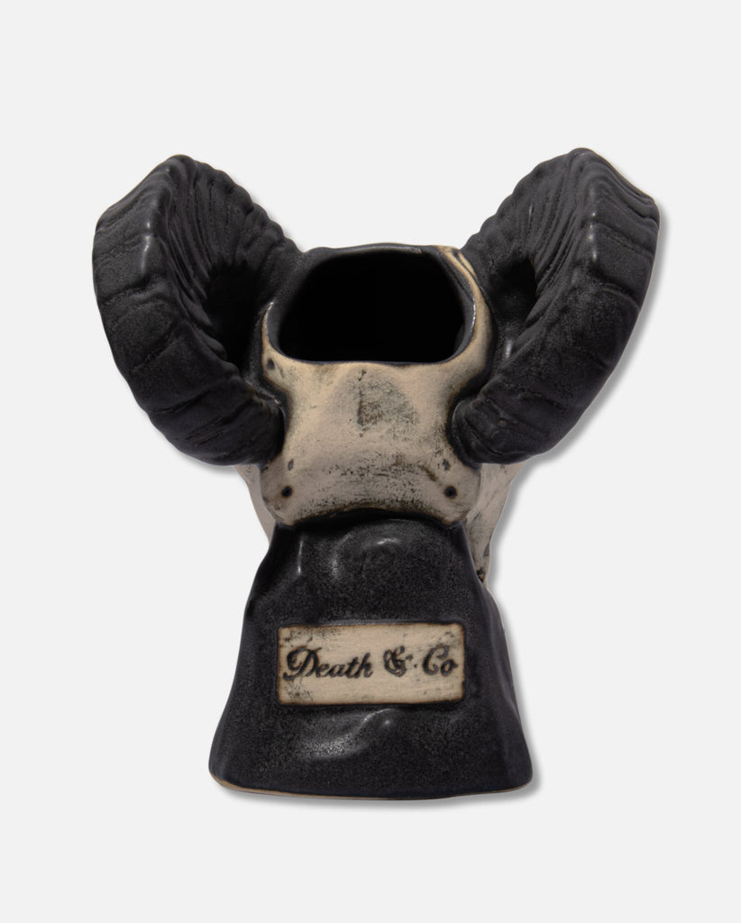 back of big horn sheep shaped cocktail mug 