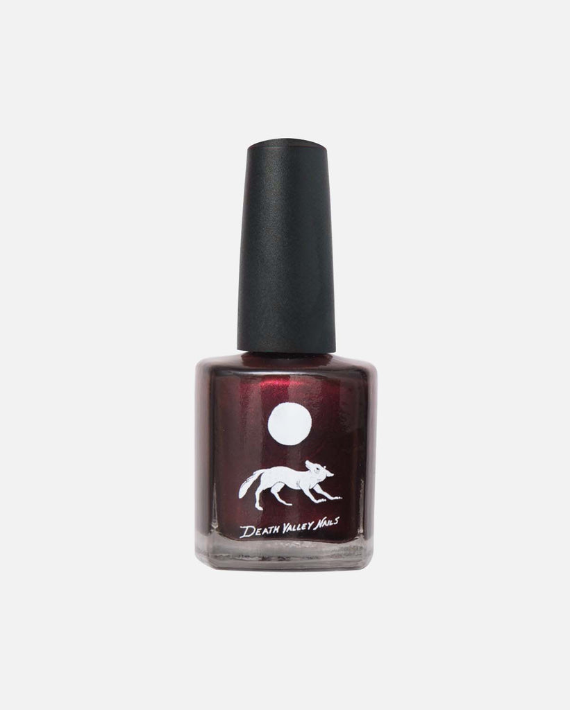 death & co. x death valley nails red metallic nail polish