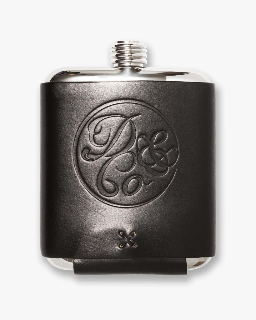 ACCESSORIES Leather-Wrapped Flask