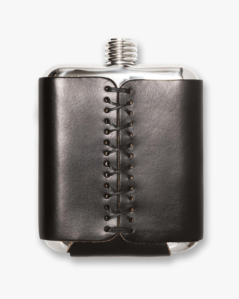 ACCESSORIES Leather-Wrapped Flask