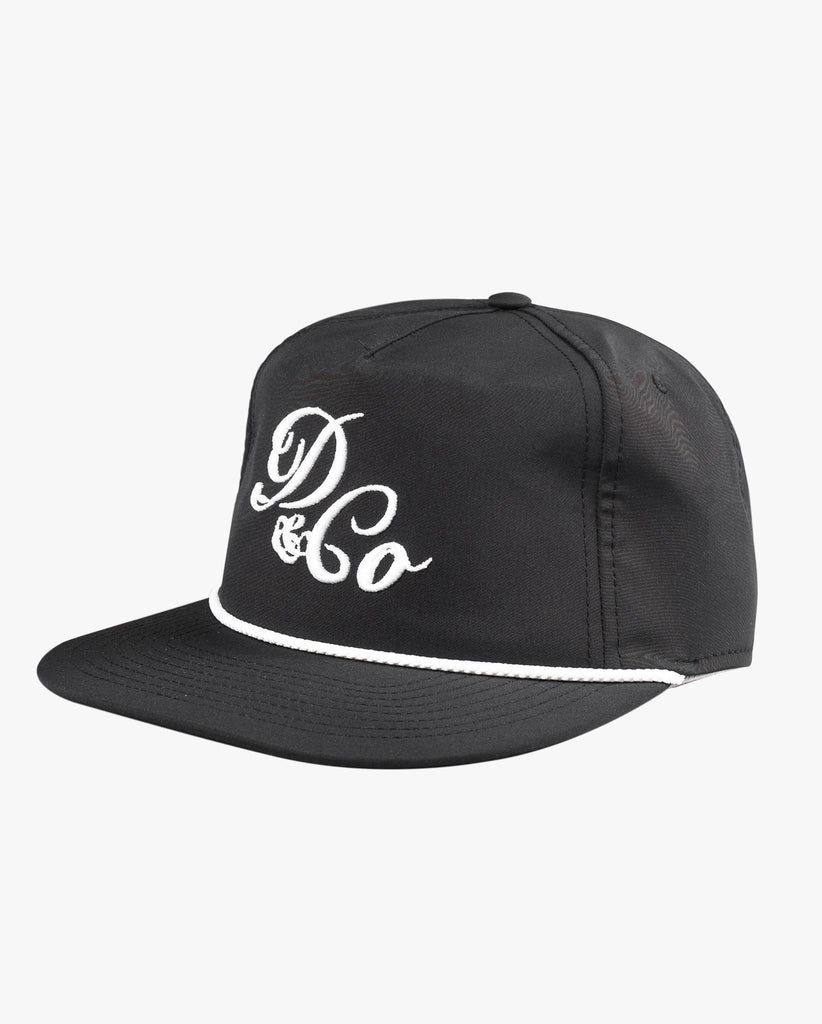 black hat with death & co. logo