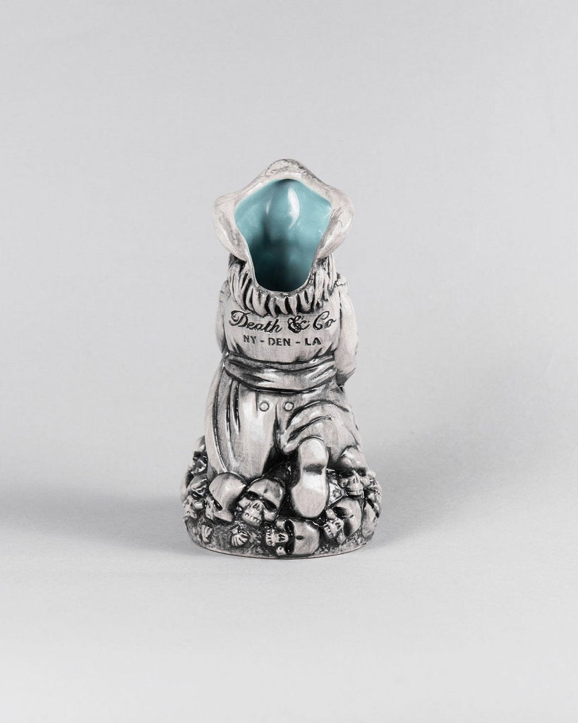blue inside of pirate mug