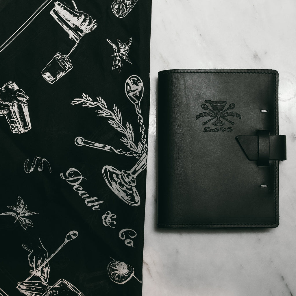 cocktail journal next to death & co. bandana 