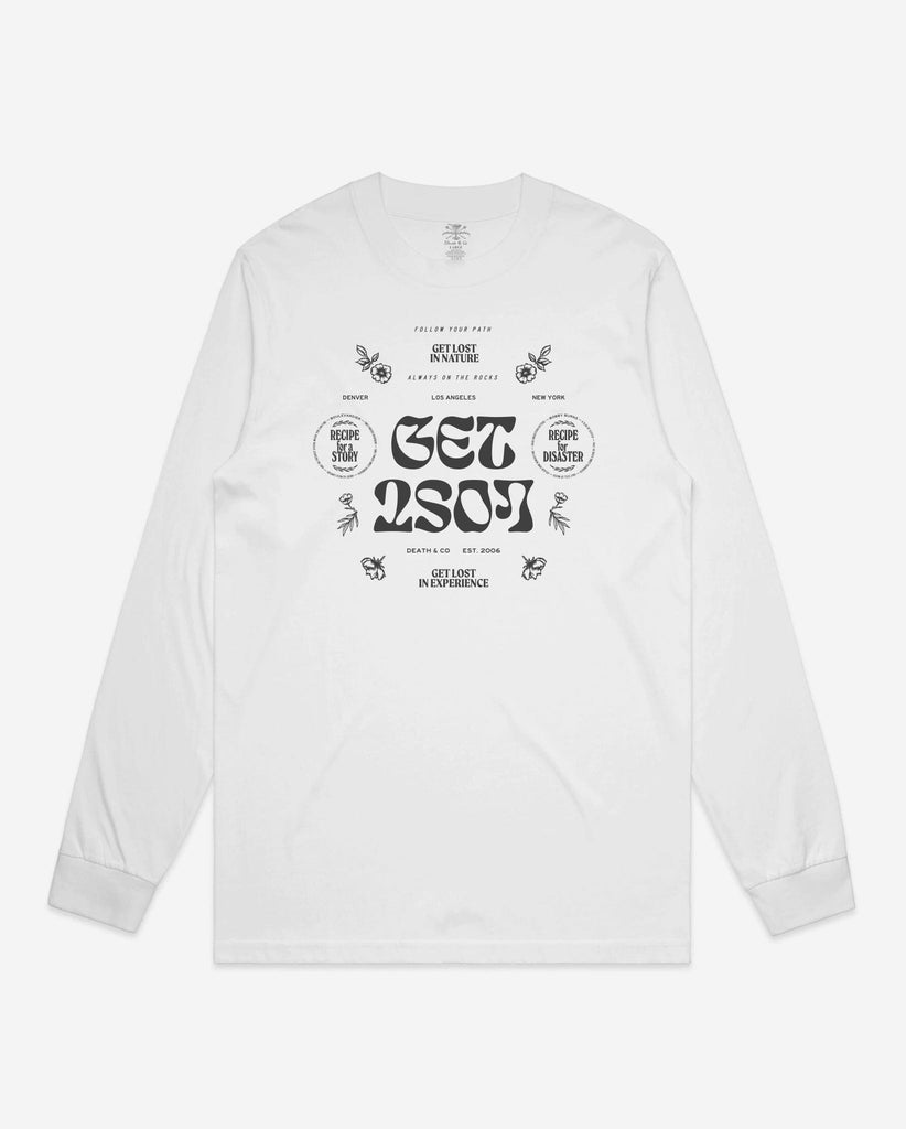 white get lost long sleeve