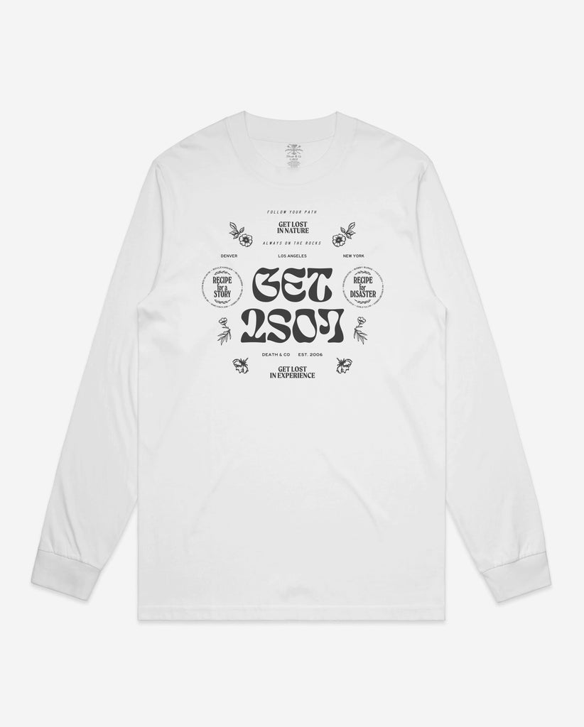 white get lost long sleeve