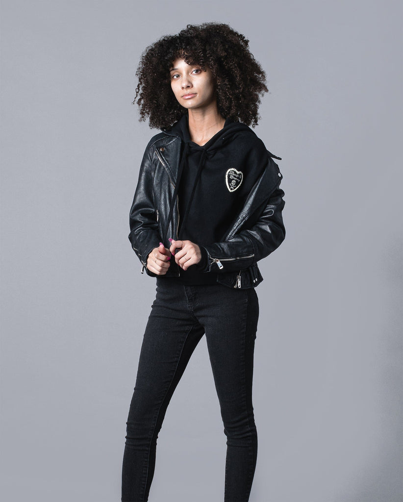APPAREL I Love Death & Co Women's Cropped Hoodie