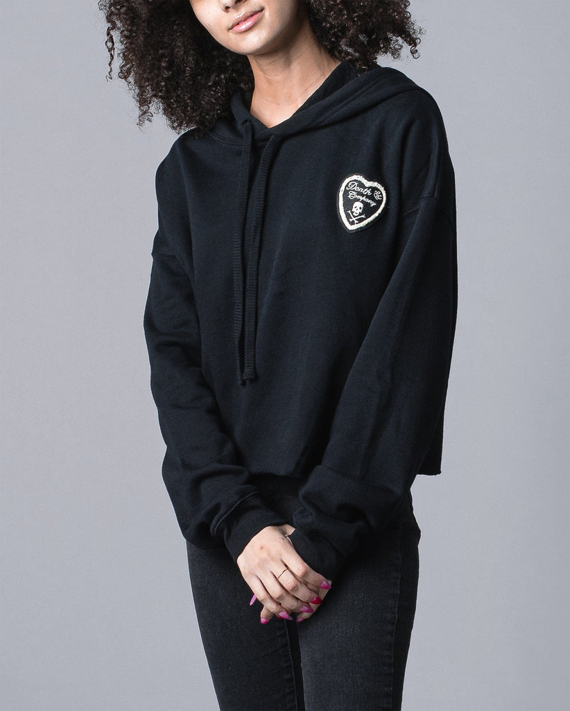 APPAREL I Love Death & Co Women's Cropped Hoodie