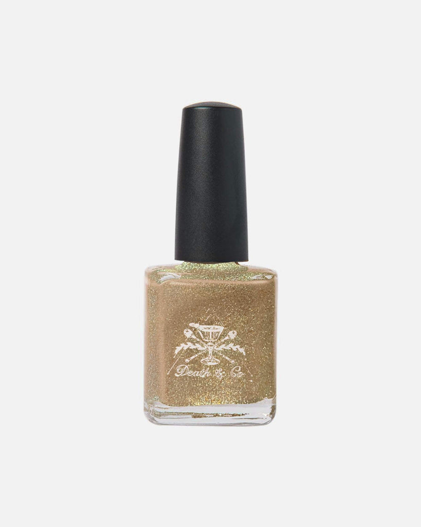 death & co. x death valley nails Shimmery gold metallic nail polish