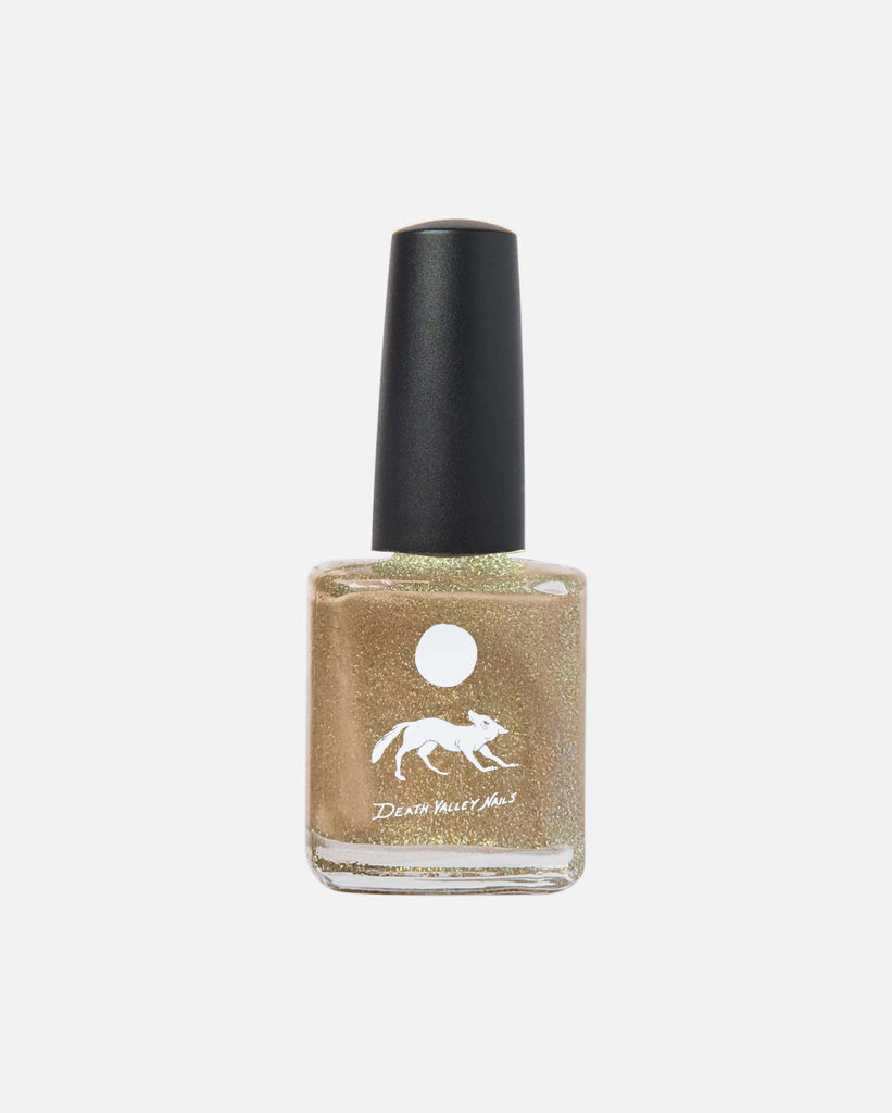 death & co. x death valley nails Shimmery gold metallic nail polish